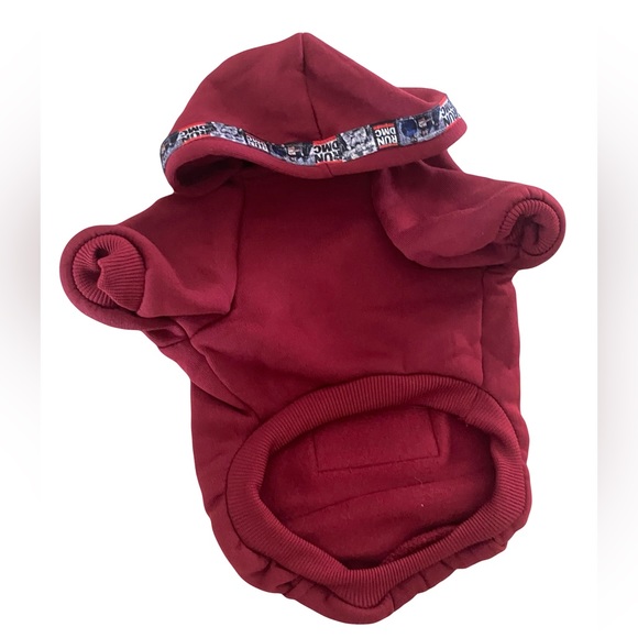 RUN DMC blue dog rap sweatshirt hoodie luxury pet small music nostalgic dj fans - Picture 5 of 5